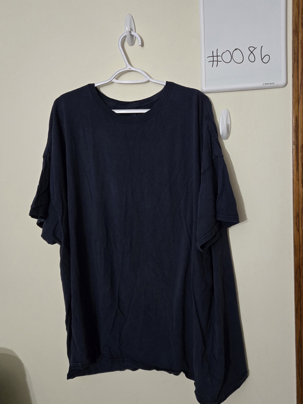 Athletic Works 4XL Works Black Short Sleeve Crew Tee #0086